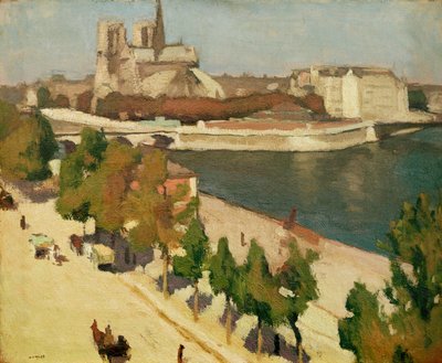 Die Apsis von Notre-Dame, Paris von Albert Marquet