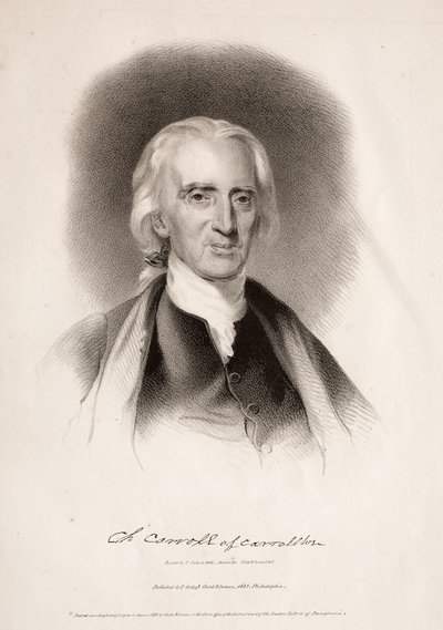 Charles Carroll von Carrollton, Maryland, 1832 von Albert Newsam