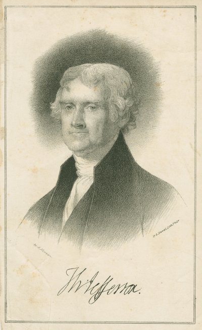 Thomas Jefferson, 1840 von Albert Newsam