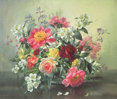 Blumen des romantischen Juni von Albert Williams