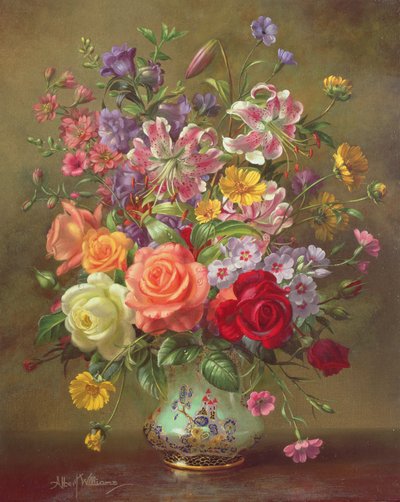 Ein Sommerblumenarrangement, 1996 von Albert Williams