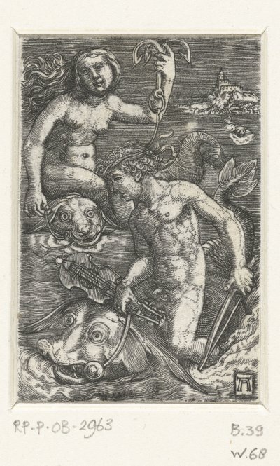 Arion und eine Nereide von Albrecht Altdorfer