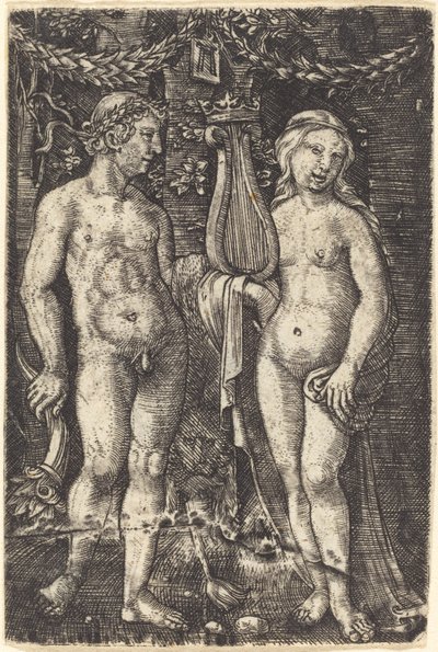 Herkules und eine Muse von Albrecht Altdorfer
