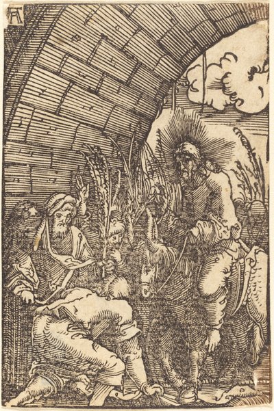 Der Einzug in Jerusalem von Albrecht Altdorfer