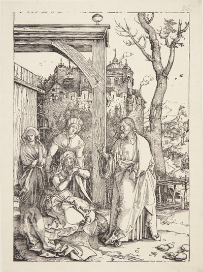 Christus nimmt Abschied von seiner Mutter von Albrecht Dürer