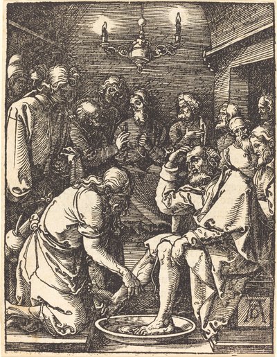 Christus wäscht die Füße der Jünger von Albrecht Dürer