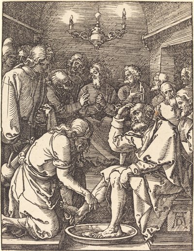 Christus wäscht die Füße der Jünger von Albrecht Dürer