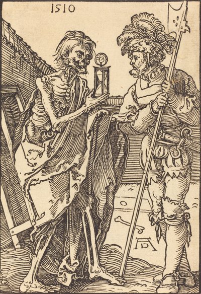 Der Tod und der Landsknecht, 1510 von Albrecht Dürer