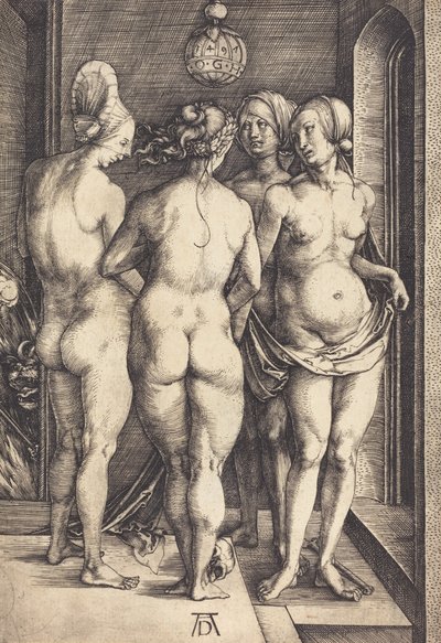 Vier nackte Frauen, 1497 von Albrecht Dürer