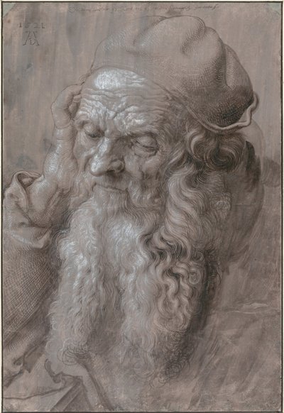 Kopf eines alten Mannes, 1521 von Albrecht Dürer