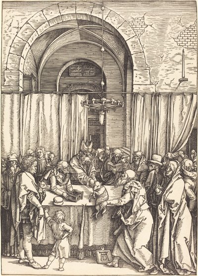 Joachims Opfer wird abgelehnt von Albrecht Dürer