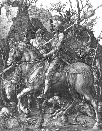 Ritter, Tod und Teufel, 1513 von Albrecht Dürer