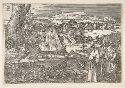 Landschaft mit einer Kanone, 1518 von Albrecht Dürer