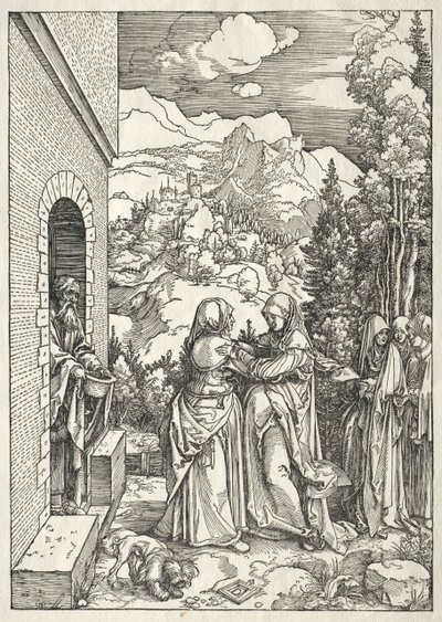Leben der Jungfrau: Die Heimsuchung, 1504-1505 von Albrecht Dürer