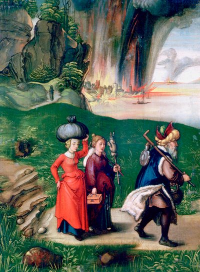 Lot und seine Töchter, 1496-1499 von Albrecht Dürer