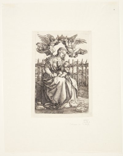 Madonna von zwei Engeln gekrönt von Albrecht Dürer