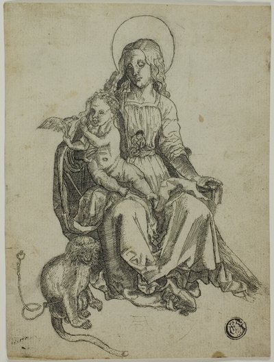 Madonna mit dem Affen von Albrecht Dürer