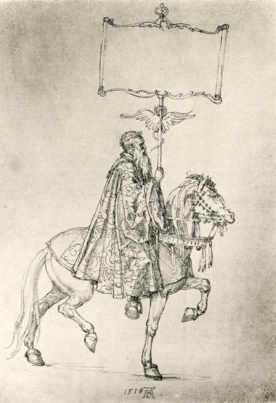 Reitender alter Mann von Albrecht Dürer