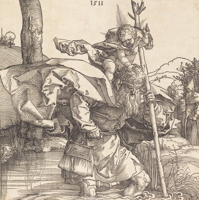 Heiliger Christophorus, 1511 von Albrecht Dürer