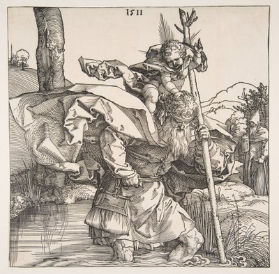 Heiliger Christophorus, 1511 von Albrecht Dürer