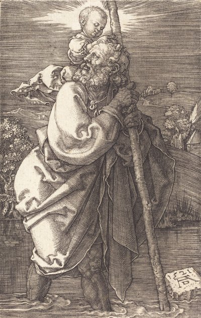 Heiliger Christophorus nach links gewandt, 1521 von Albrecht Dürer