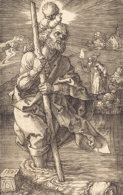 Heiliger Christophorus nach rechts gewandt, 1521 von Albrecht Dürer