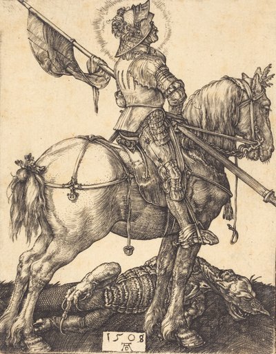 Sankt Georg zu Pferd, 1508 von Albrecht Dürer