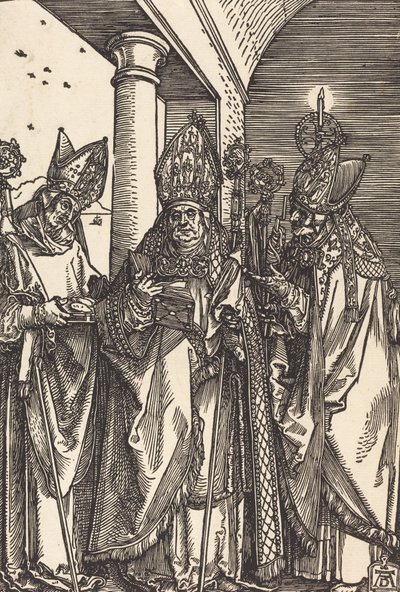 Heilige Nikolaus, Ulrich und Erasmus, ca. 1508 von Albrecht Dürer