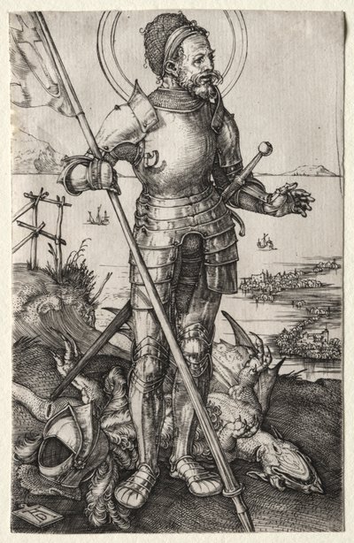 St. Georg zu Fuß, um 1504-1505 von Albrecht Dürer