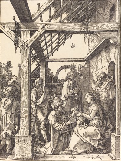 Die Anbetung der Könige, 1511 von Albrecht Dürer