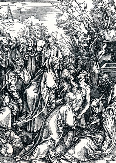 Die Grablegung, 1498, 1906 von Albrecht Dürer