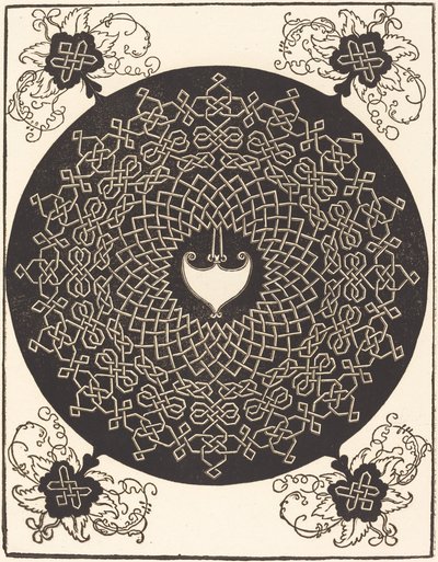 Der erste Knoten (mit einem herzförmigen Schild) von Albrecht Dürer