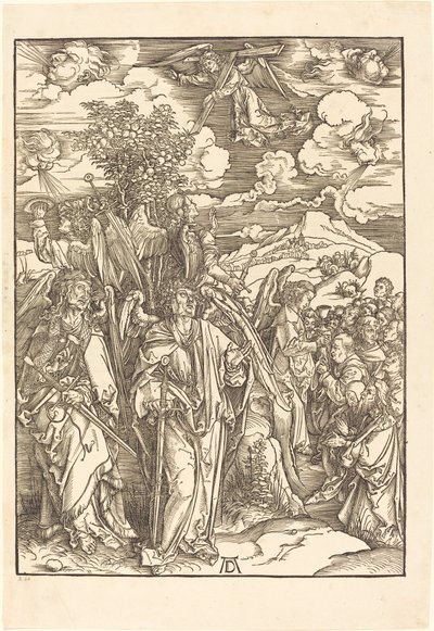 Die vier Engel, die die Winde halten von Albrecht Dürer