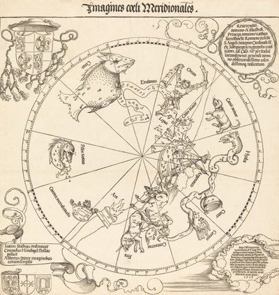 Die südliche Himmelshemisphäre, 1515 von Albrecht Dürer