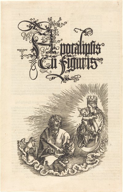 Die Jungfrau erscheint dem heiligen Johannes von Albrecht Dürer