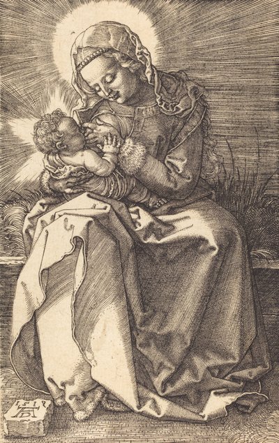 Die Jungfrau, die das Kind stillt, 1519 von Albrecht Dürer