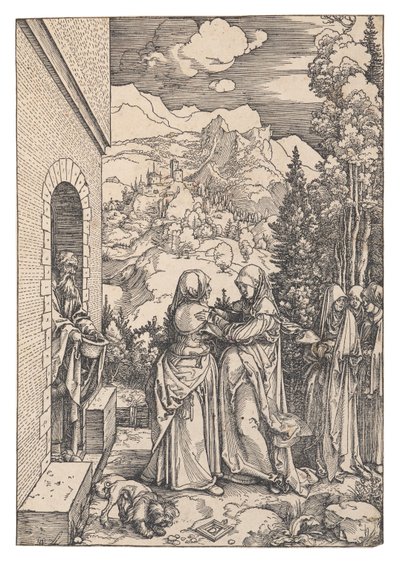 Die Heimsuchung, 1503 von Albrecht Dürer