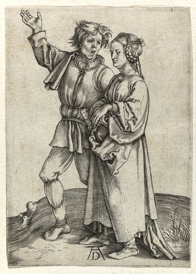 Paar von Bauern, ca. 1497 von Albrecht Dürer