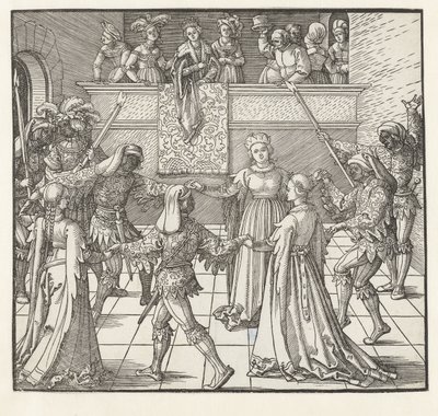 Der Fackeltanz von Albrecht Dürer or Duerer