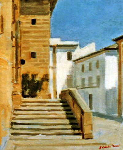 Plaza de la Iglesia de Jávea von Alejandro Cabeza
