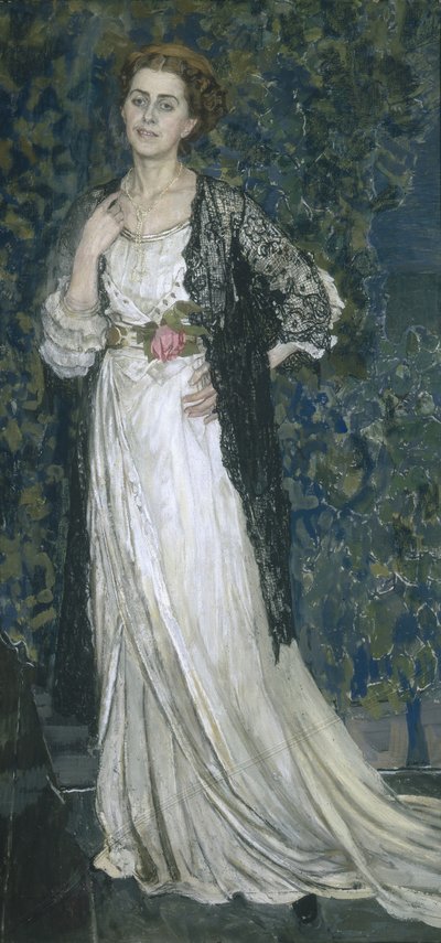 Porträt von Marina Makovskaya, 1912 von Aleksandr Jakovlevic Golovin