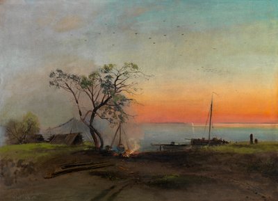 Fischer an der Wolga von Alexei Kondratjewitsch Sawrassow