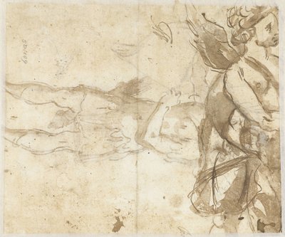 Stehender Amor mit Bogen von Alessandro Casolani (attributed to)