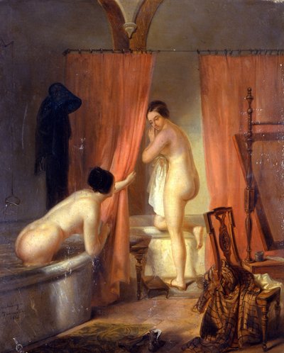 Alessandro Durini. „Nach dem Bad“ von Alessandro Durini