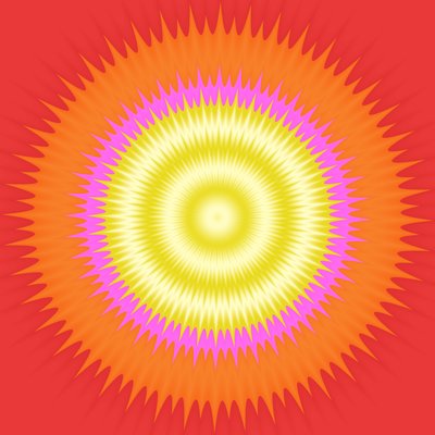 Ausbrüche in der Sonne, 2019 von Alex Caminker