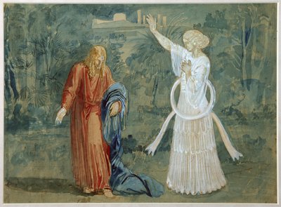 Christus in Gethsemane, Ende 1840er Jahre von Alexander Andreyevich Ivanov