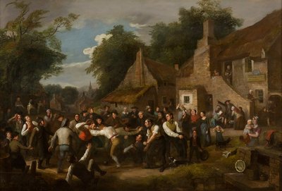 Das Dorfbällespiel von Alexander Carse