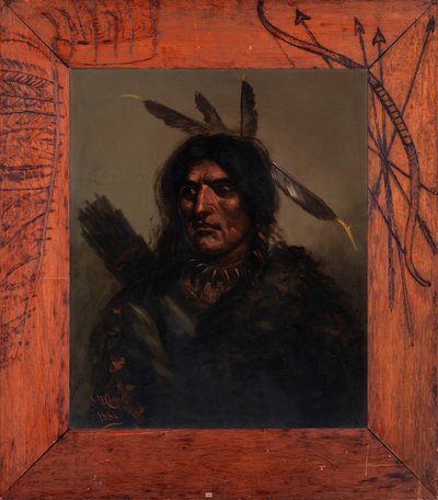 Indischer Mann mit Köcher, 1886 von Alexander Davis Cooper