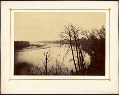 Ansicht am Kansas River in der Nähe von Stranger, Kansas von Alexander Gardner