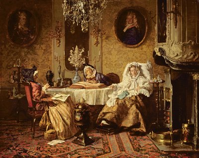 Die Bibellesung, 1879 von Alexander Hugo Bakker Korff